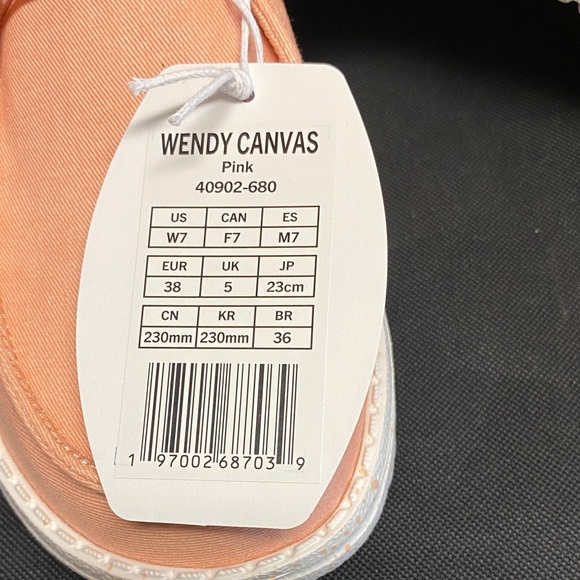 Hey Dude Womens Peach Loafers - Picture 2 of 8